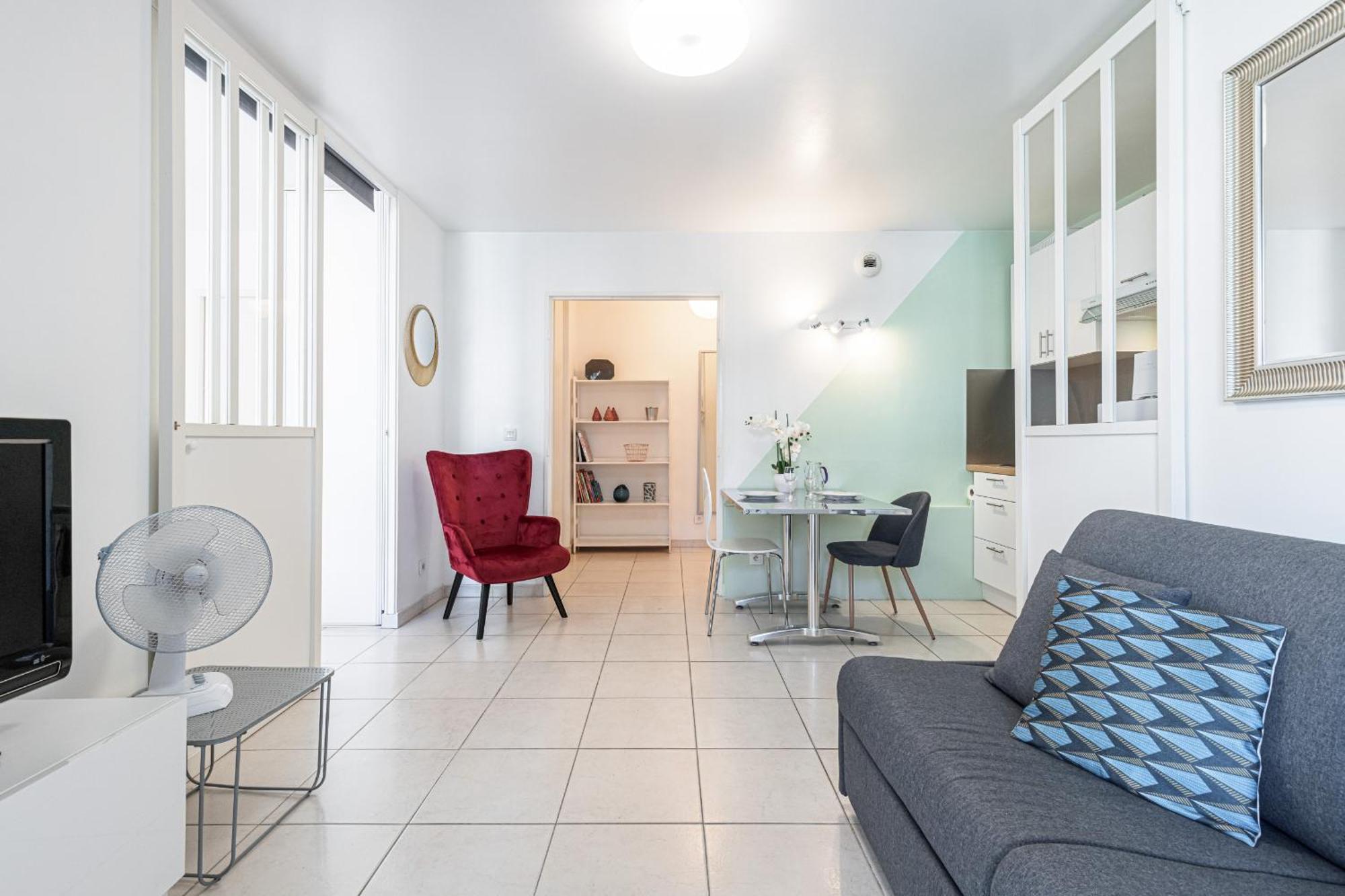 Quiet 1 Bdr Port! Close Place Du Pin Garibaldi 니스 외부 사진