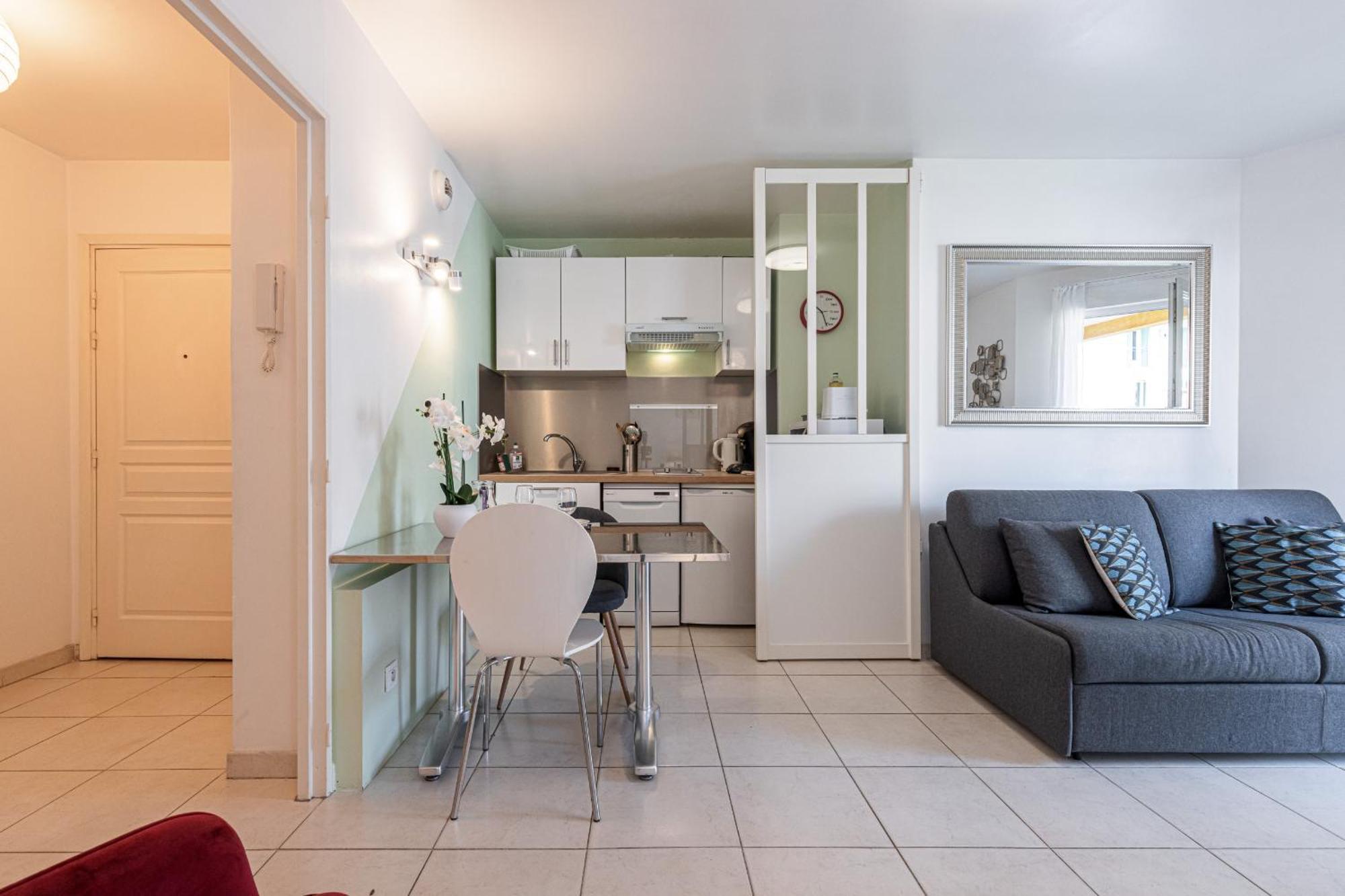 Quiet 1 Bdr Port! Close Place Du Pin Garibaldi 니스 외부 사진